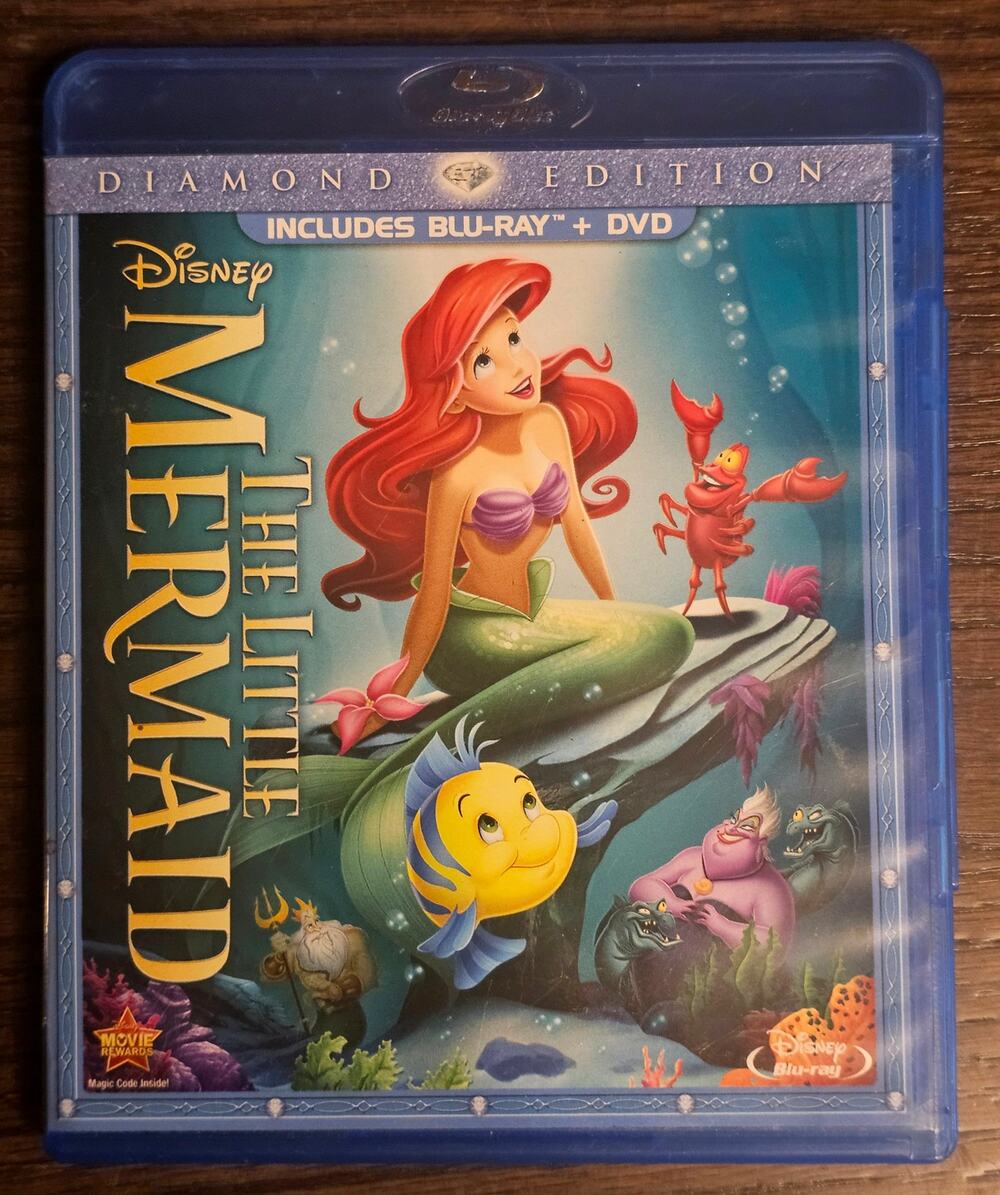 THE LITTLE MERMAID BLU-Ray + DVD Diamond Edition